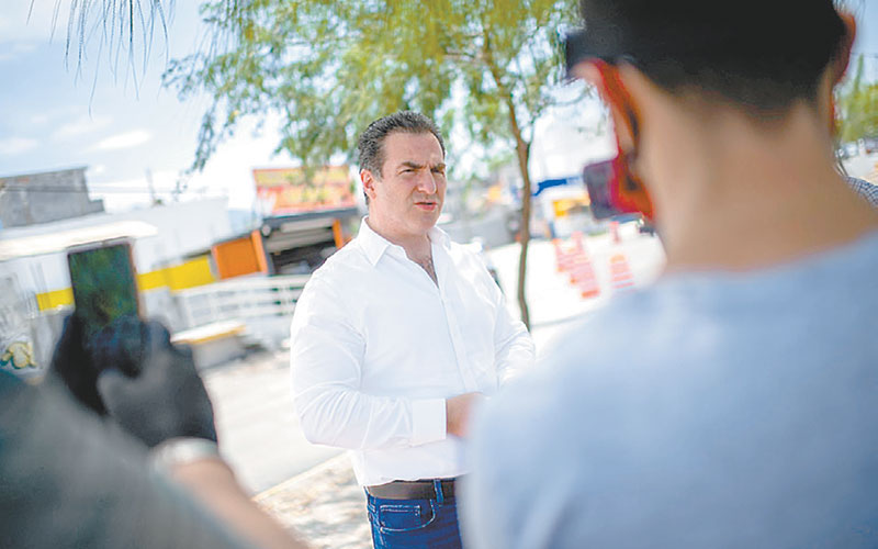 El alcalde supervisa el programa. (Especial)