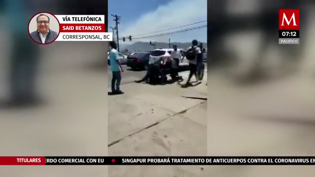 Reportan abuso policial a vendedor en Baja California