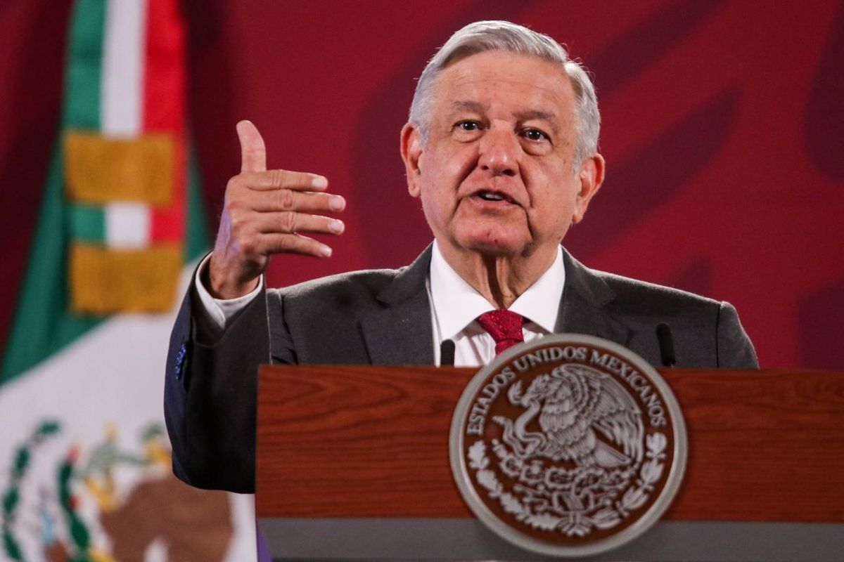 El Presidente en su conferencia Mañanera de hoy en Palacio Nacional. (Cuartoscuro)