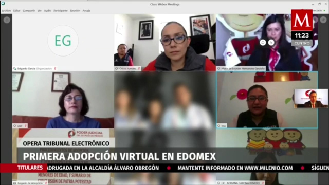 Realizan la primera adopción de manera virtual en Edomex