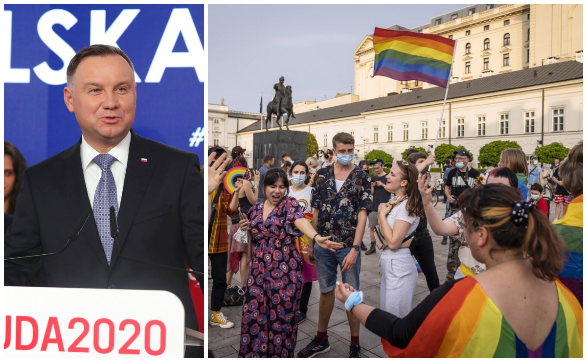 Andrzej Duda es el presidente de Polonia desde 2015; es afín al partido de extrema derecha Ley y Justicia. (AP / AFP)