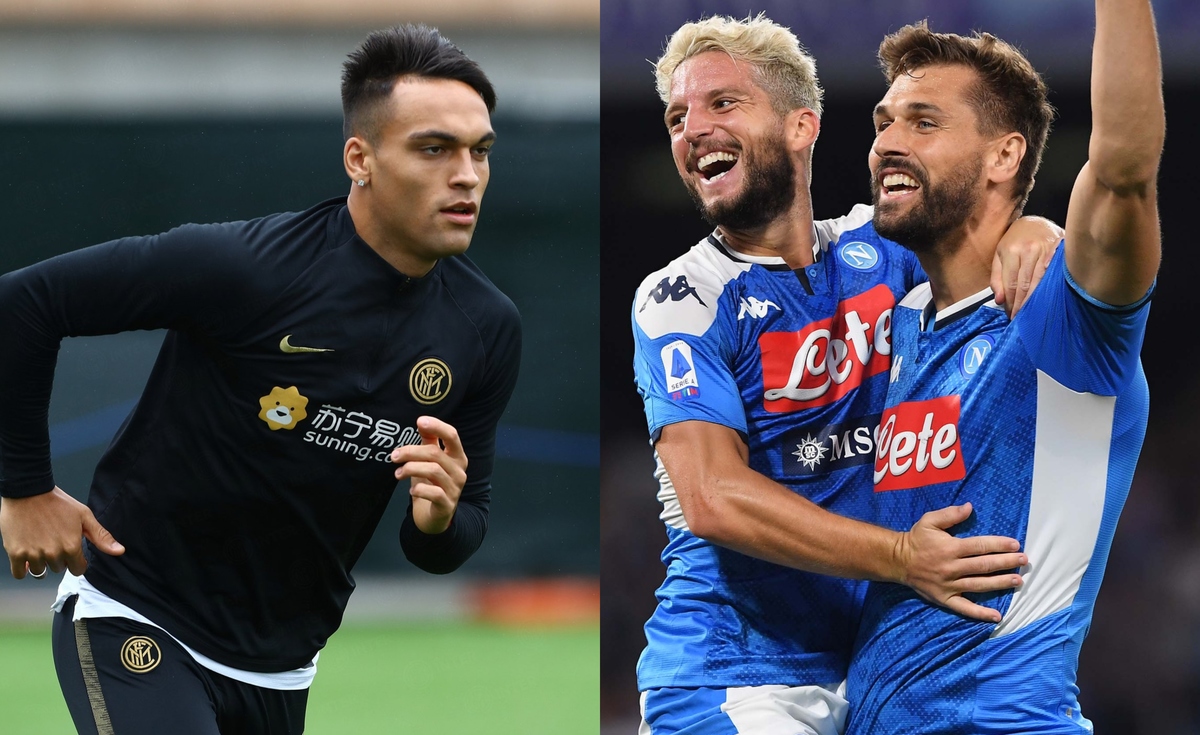 Inter de Milán y Napoli se enfrentarán en la Copa de Italia por el pase a la final (Twitter)