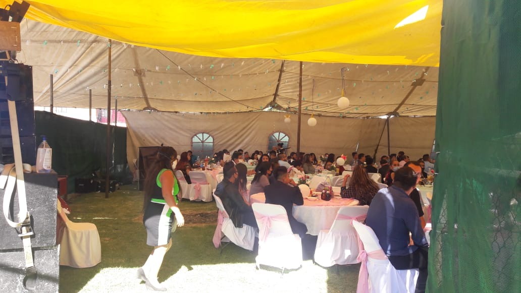 Al festejo acudieron aproximadamente 300 personas. (Especial)