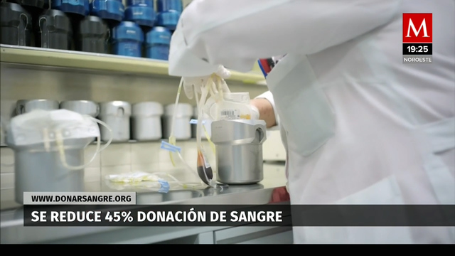 En México la Cruz Roja alerta de falta de donaciones de sangre