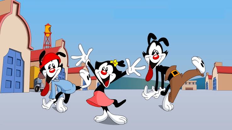 La caricatura se centra en las aventuras de los hermanos Warner (Animaniacs).