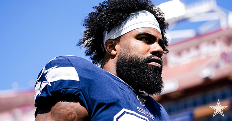 Ezekiel Elliot da positivo a coronavirus (Twitter @dallascowboys)
