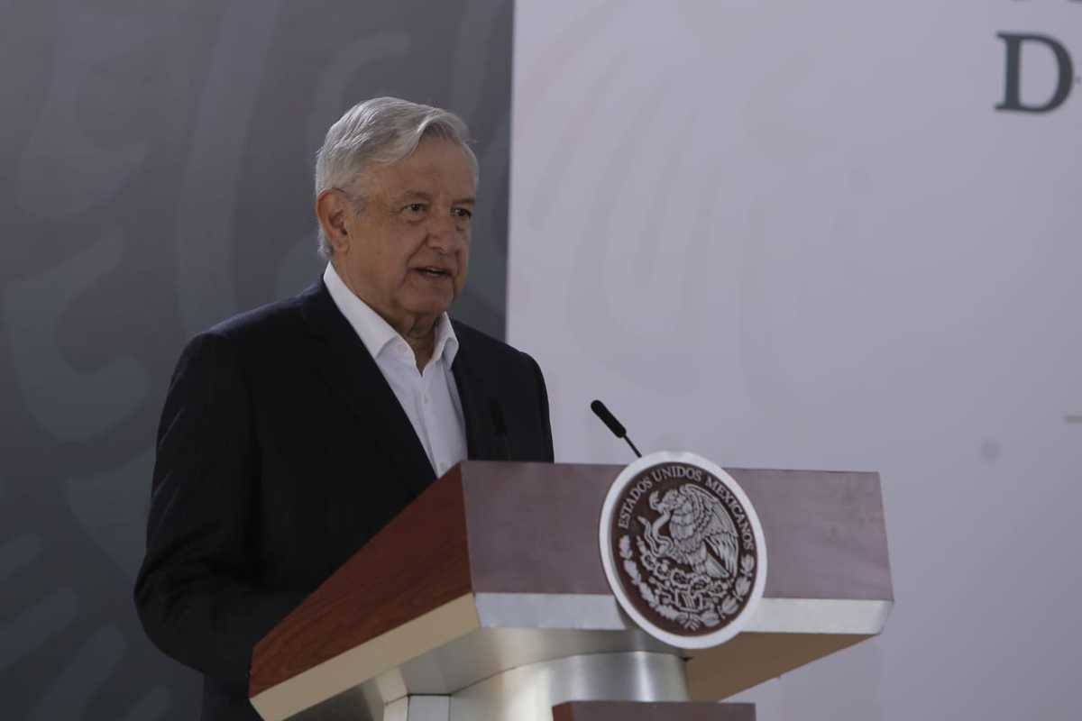 López Obrador declaró que dejó el manejo de la pandemia a los especialistas. (Ariana Pérez)
