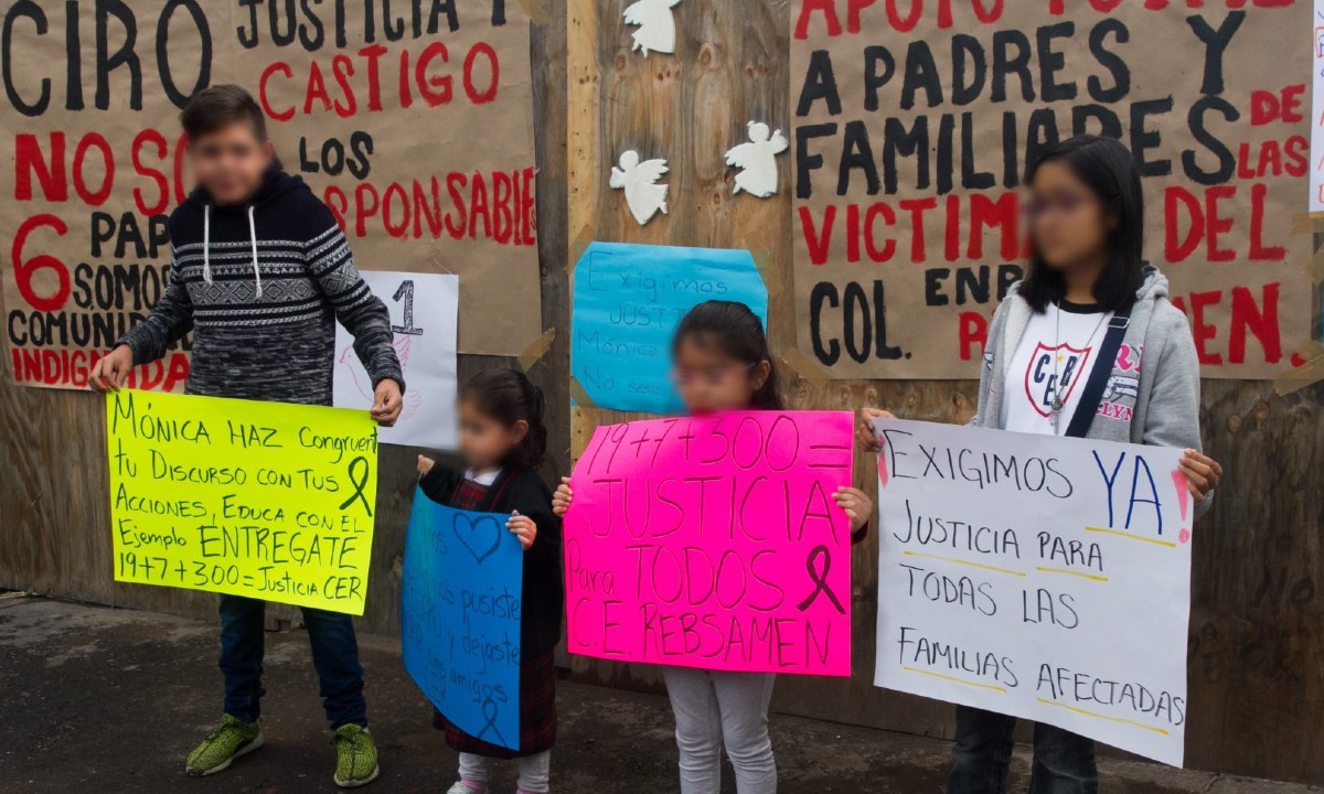 Los niños que acudan a mítines o marchas deberán ser protegidos con estos protocolos.  (Archivo Cuartoscuro)