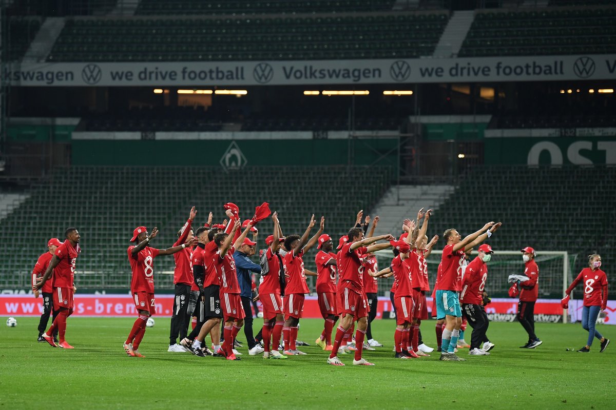 Bayern campeón de Alemania (Twitter: FC Bayern)