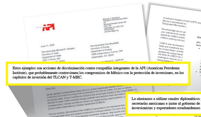 La carta, fechada el 11 de junio y dirigida a funcionarios de alto nivel en Washington. Especial