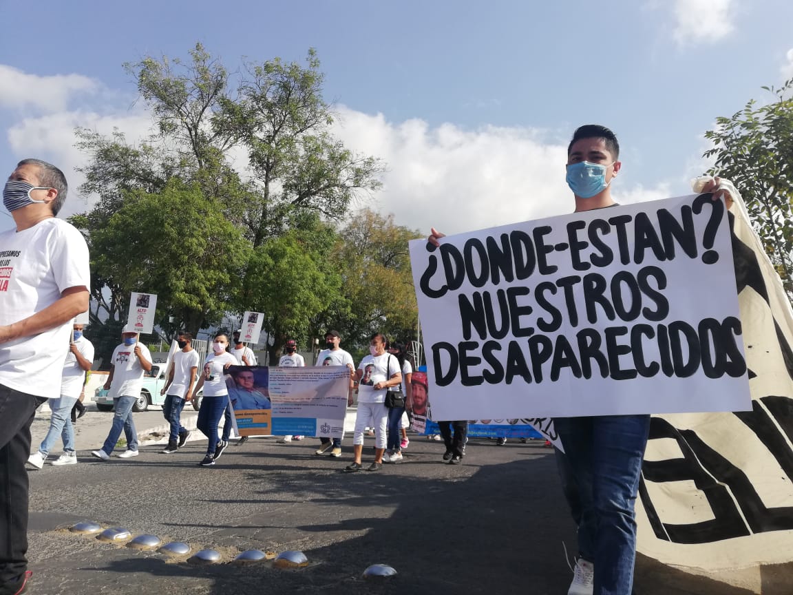 Protesta por desapariciones en Chapala, Jalisco (María Ramírez)
