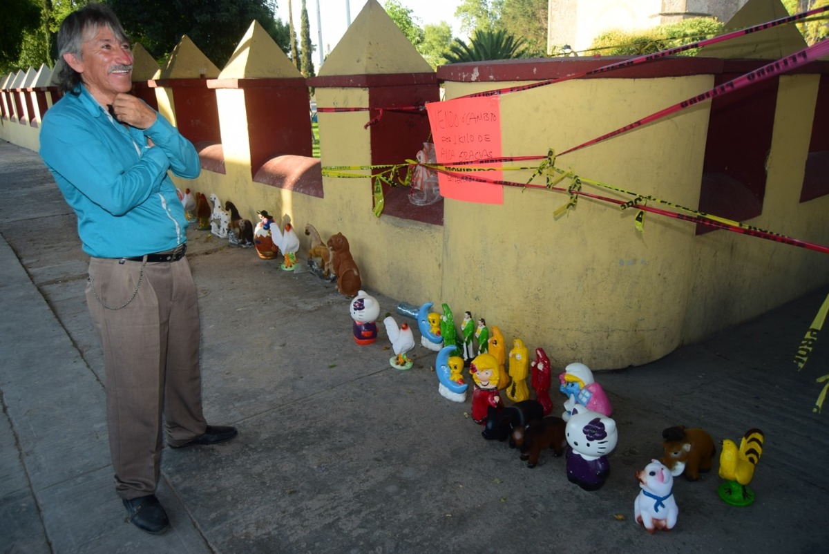 Rafael García Sosa, “El Buki”, es feriero en Hidalgo. (Francisco Villeda)