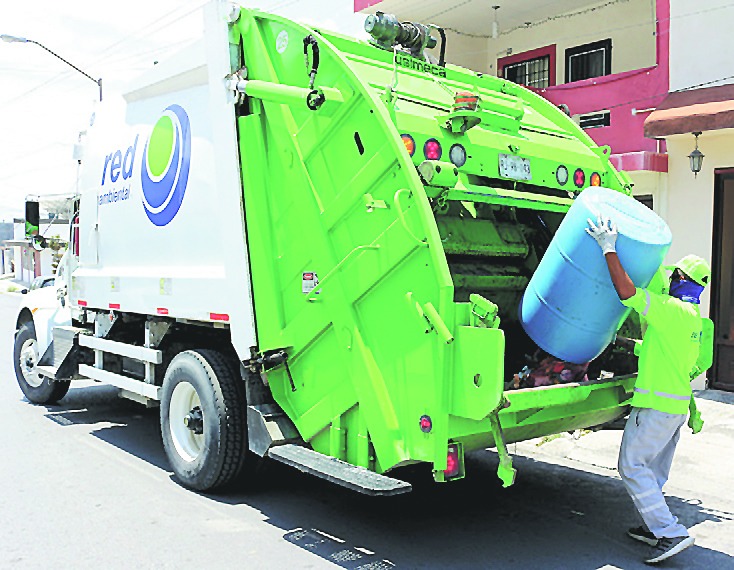 Recolección de basura en Nuevo León. Foto: Especial.