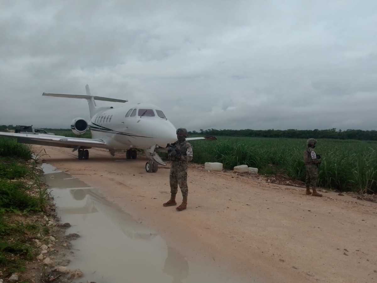 La aeronave se halló sin tripulantes adentro. (Foto: Alejandro Vázquez)