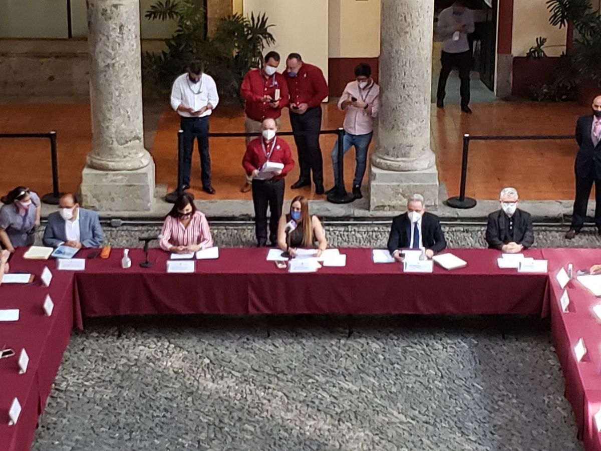 Comparecen ante el congreso los responsables de la seguridad en Jalisco por caso Giovanni. (Cortesía)