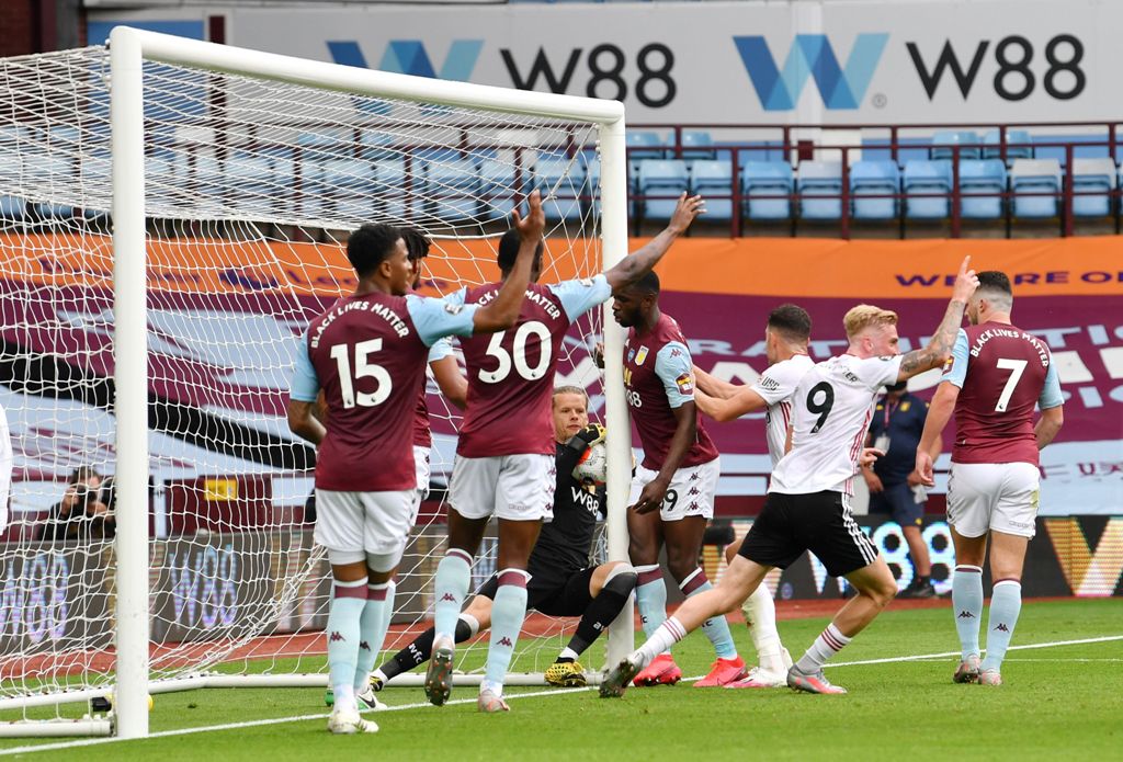 El gol fantasma del Sheffield United (Reuters)