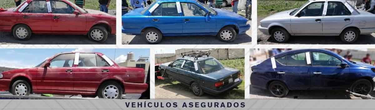 El inmueble, los vehículos y las autopartes quedaron a disposición de la FGE de Puebla para dar seguimiento a la investigación. (Especial)