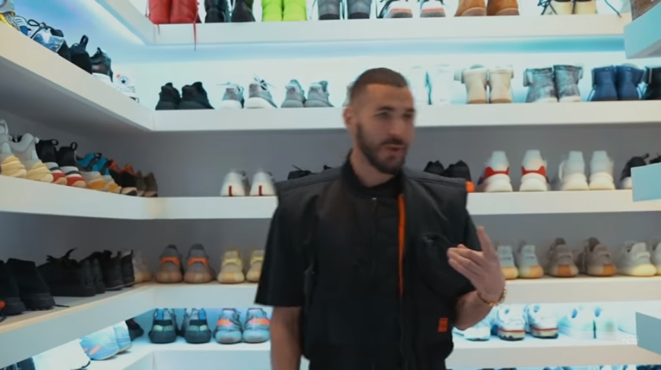 Karim Benzema presenta su armario (YouYube: Karim Benzema)