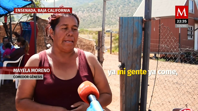 La ayuda llegó al comedor Génesis en Baja California
