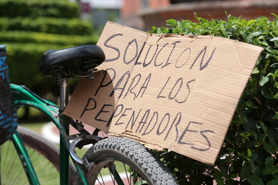 Pepenadores de Gómez Palacio piden regresar al relleno sanitario. (Rolando Riestra)