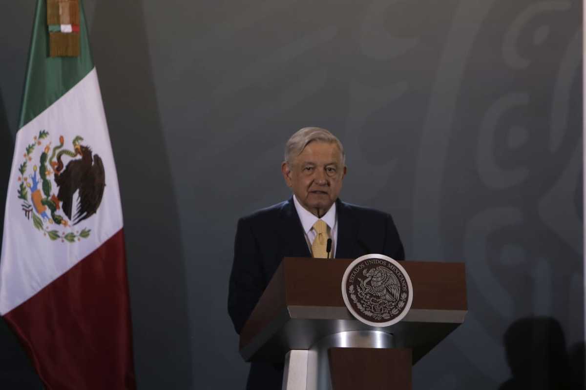 Conferencia del 18 de junio en Hidalgo, durante la gira del Presidente. (Ariana Pérez)