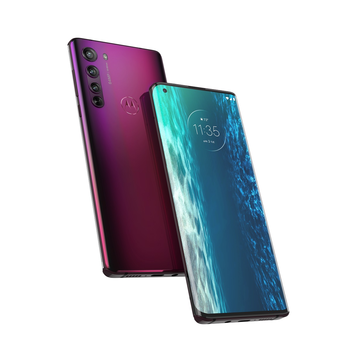 Los Motorola Edge  y Edge+ tienen la capacidad de conectarse a la red 5G.(Cortesía)
