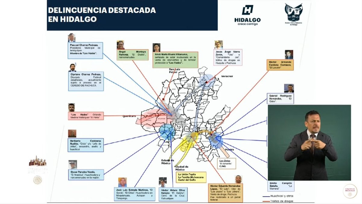 En nueve municipios de Hidalgo se encuentran 17 de los principales objetivos de búsqueda delicuencial. (Cortesía)