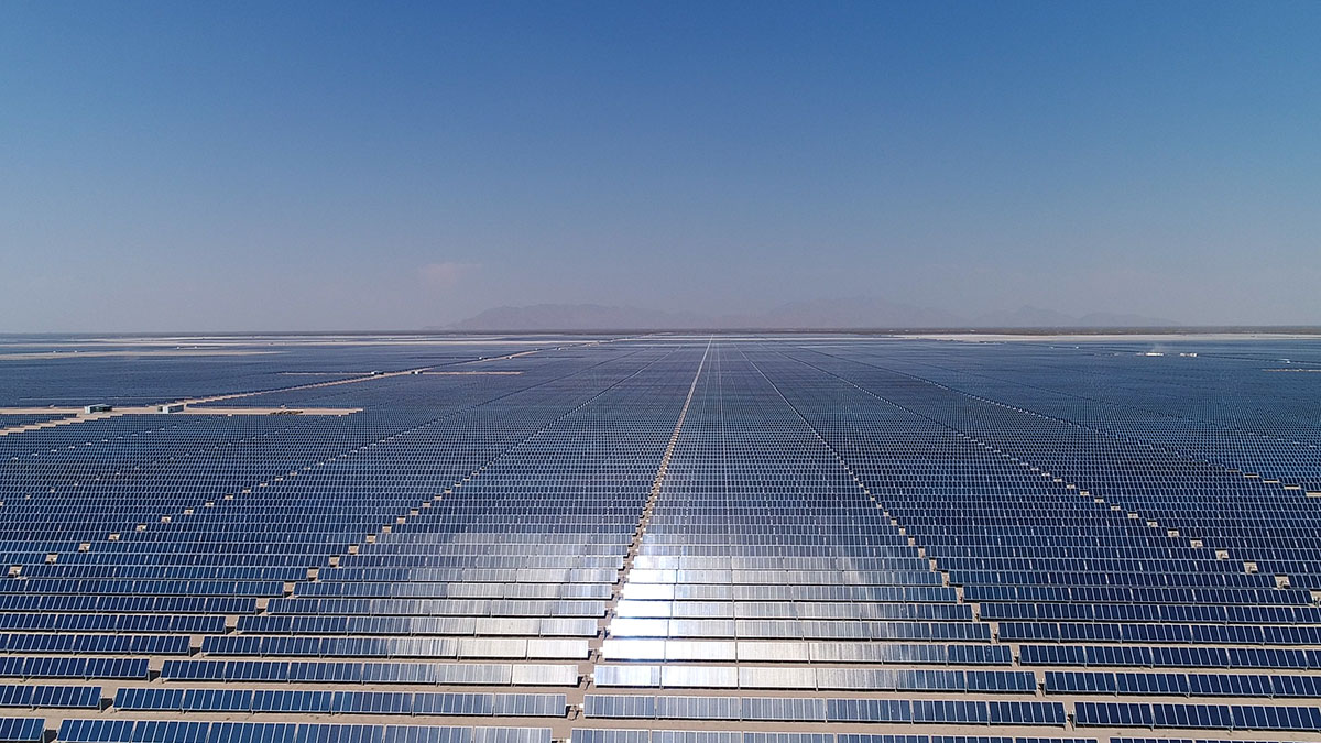 Planta de energía solar en La Laguna. (Manuel Guadarrama)