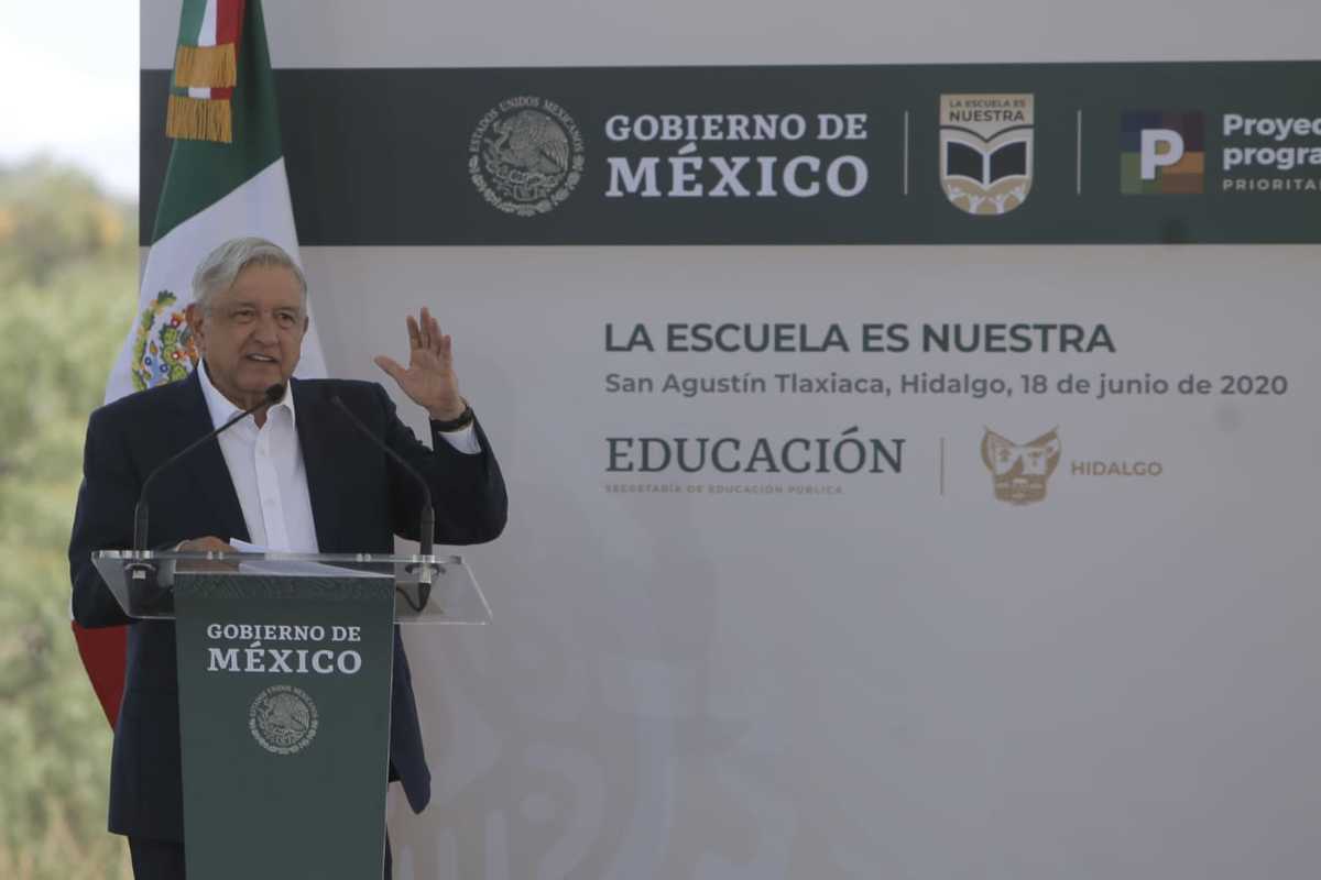 El presidente Andrés Manuel López Obrador en gira por Hidalgo (Ariana Pérez)