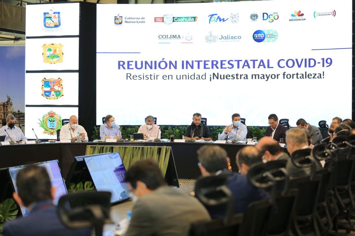 Los gobernadores de la Reunión Interestatal plantearon acciones para la recuperación económica por la pandemia de coronavirus. (Especial)