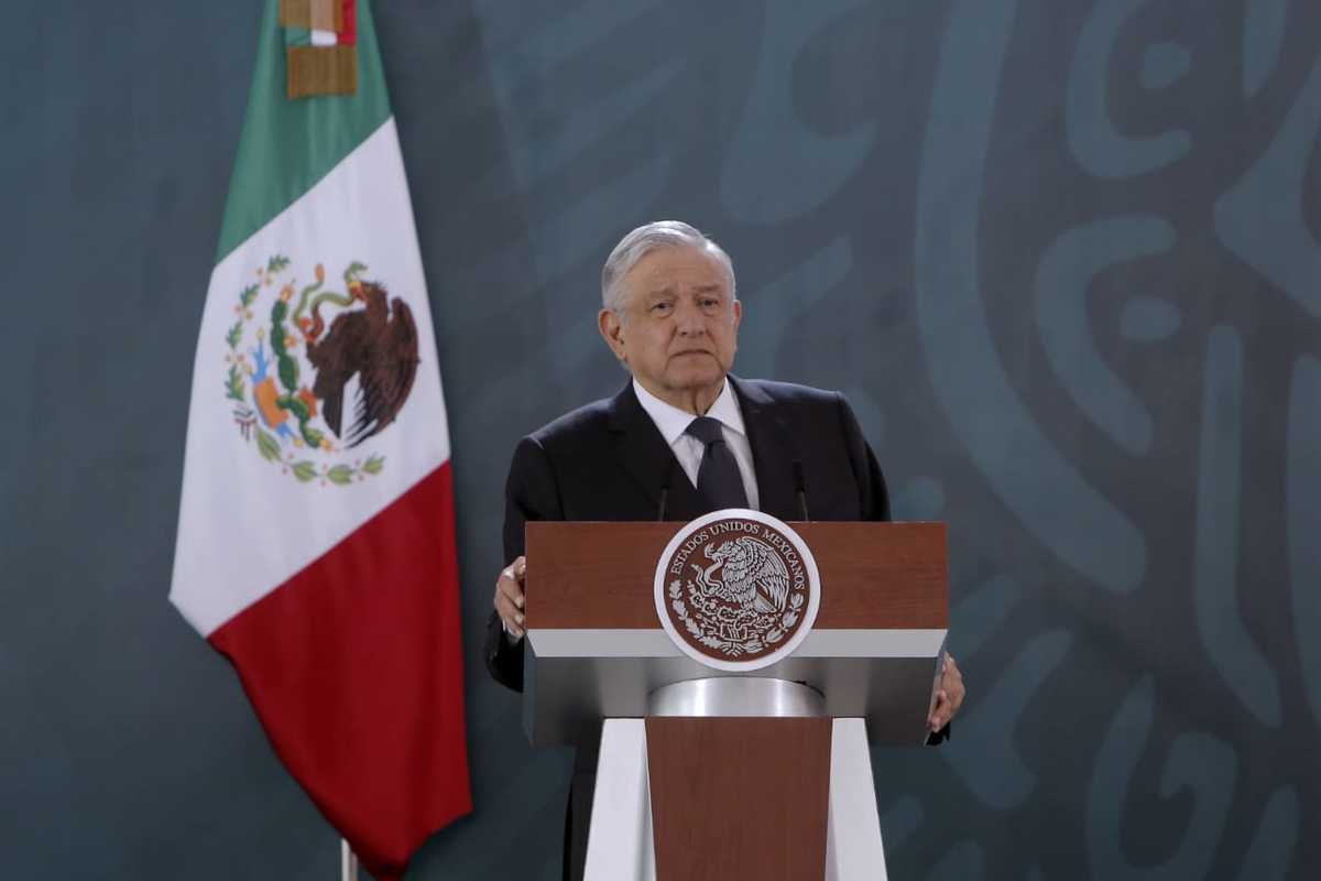 López Obrador asegura que está acostumbrado a las manifestaciones en su contra. (Ariana Pérez)