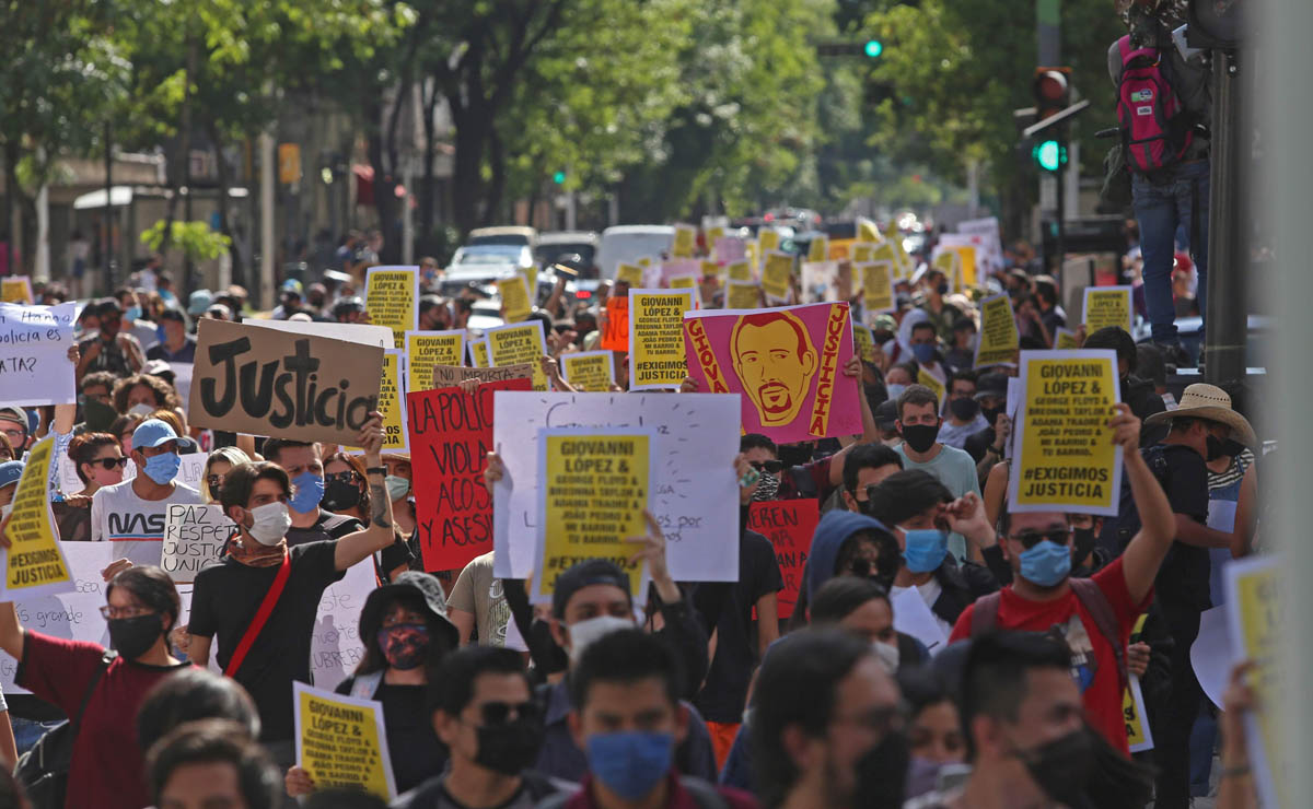 Protesta del 4 de junio en Guadalajara por asesinato de Giovanni López (Fernando Carranza)