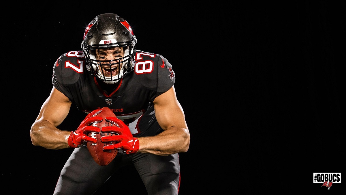 Rob Gronkowski, jugador de los Tampa Bay Buccaneers (AP)
