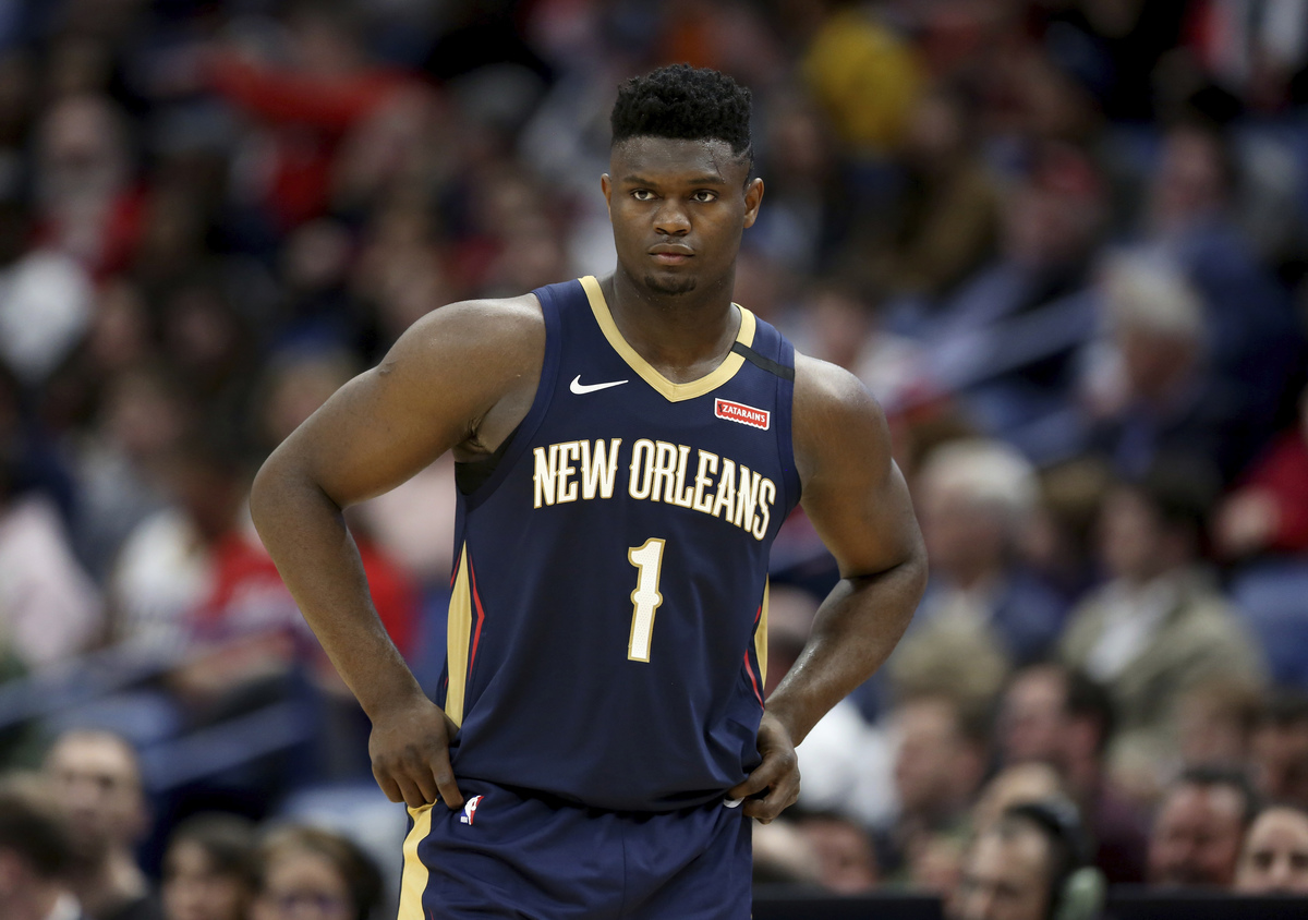 Zion Williams, de los New Orleans Pelicans (AP)