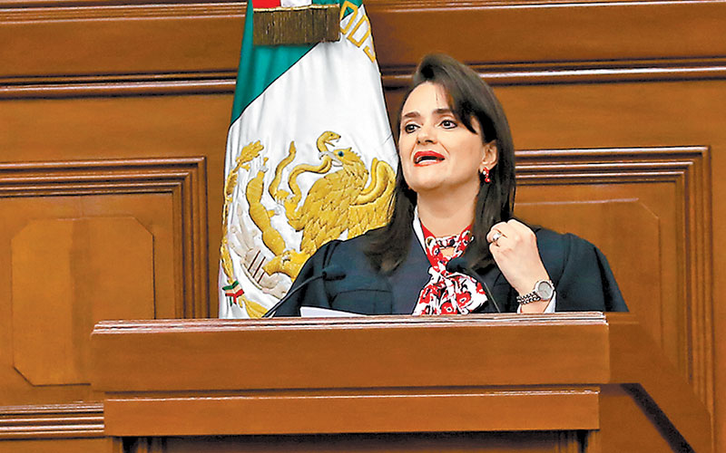 Las controversias han sido canalizadas a la ministra Margarita Ríos Farjat. (Héctor Téllez)