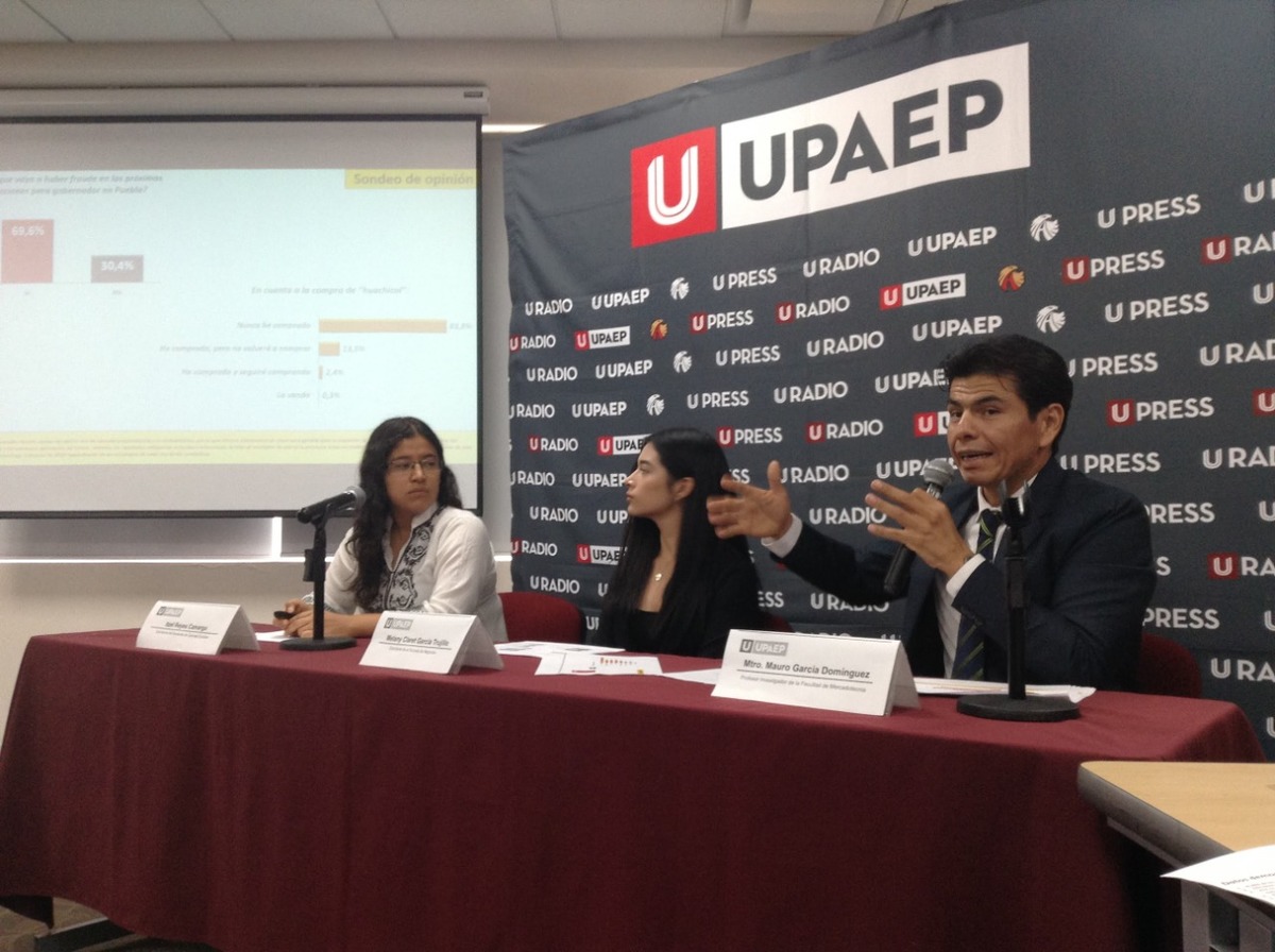 Mauro García Domínguez, investigador de la Facultad de Mercadotecnia de la UPAEP. (Jaime Zambrano)
