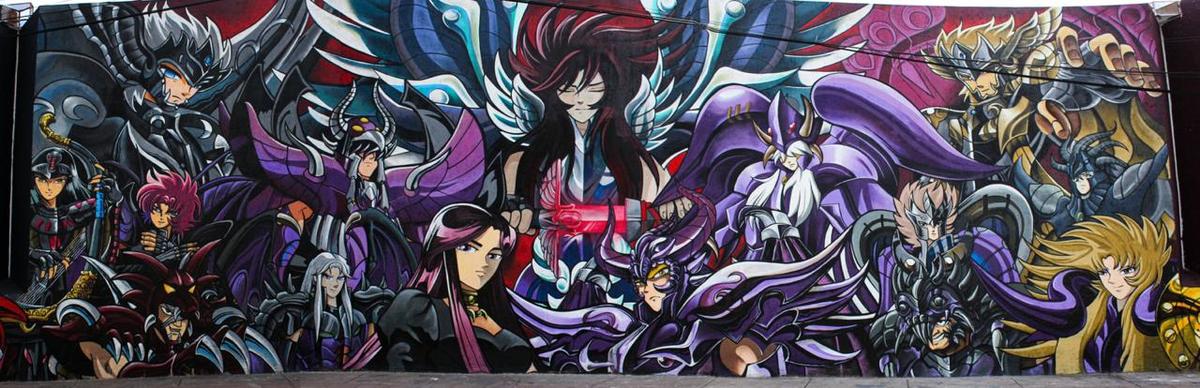 Mural realizado por 19 artistas leoneses
