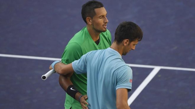 Nick Kyrgios y Novak Djokovic (Imago 7)