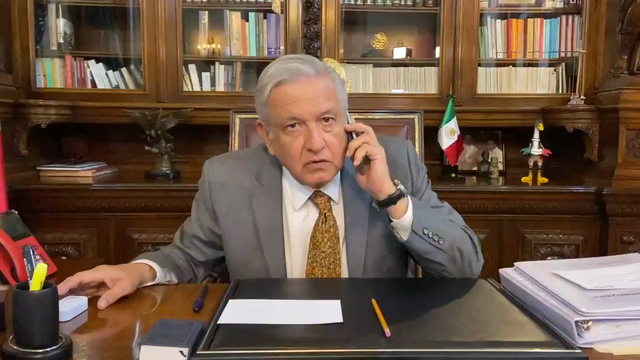 AMLO pide estar atentos y conservar la calma tras el sismo de 7.5