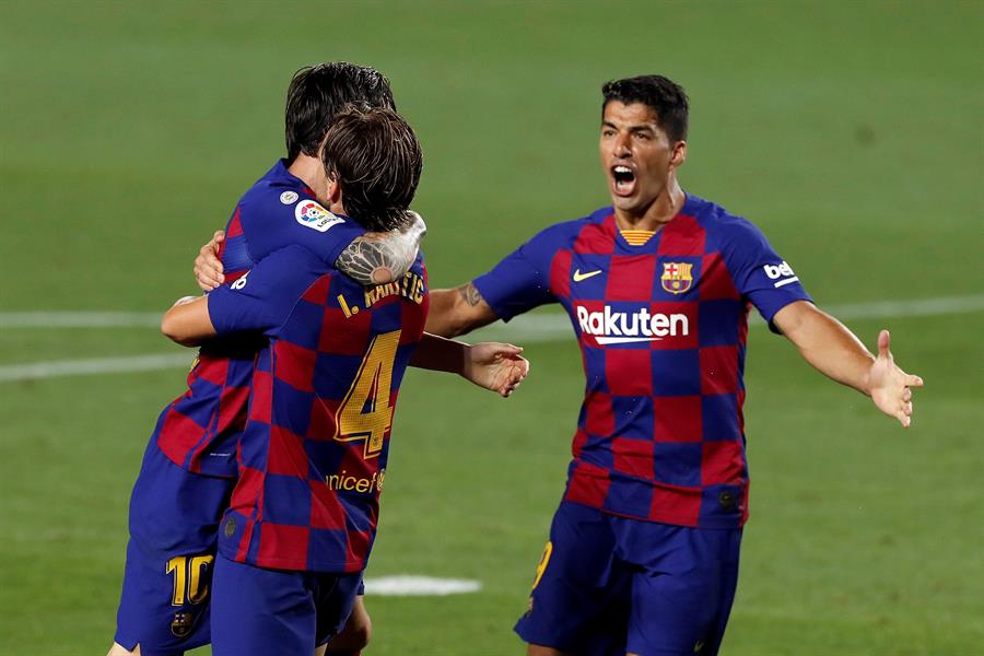 Barcelona venció por la mínima al Athletic de Bilbao (EFE)