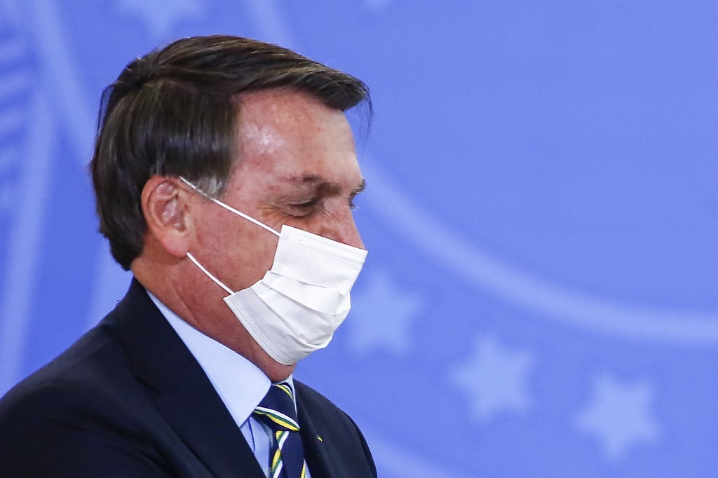 Bolsonaro ha sido acusado de injerir en la Policía Federal de Brasil para limitar las investigaciones contra sus hijos. (AFP)