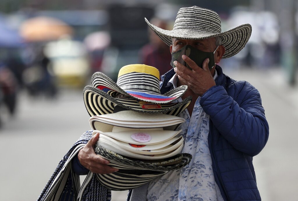 Colombia es el quinto país más afectado de la pandemia en Latinoamérica. (AP)