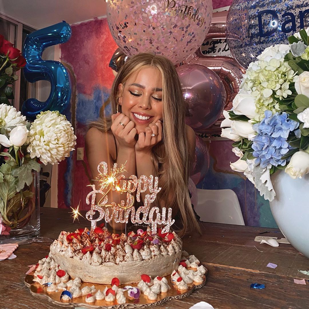 Danna Paola cumple 25 años; así celebró la actriz (Instagram: dannapaola).