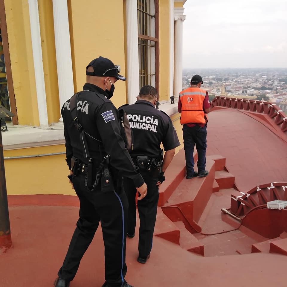 Ningún daño se reporta en El Santuario de la Virgen de los Remedios, tras su revisión. (Rafael González)