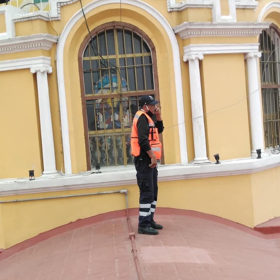 Ningún daño se reporta en El Santuario de la Virgen de los Remedios, tras su revisión. (Rafael González)