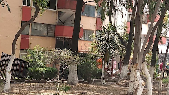 Edificio en Unidad Lindavista sufre graves daños por sismo