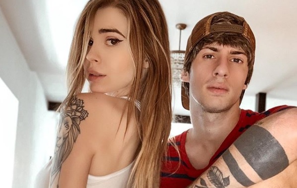 Mirko Antonucci y su novia (Instagram)