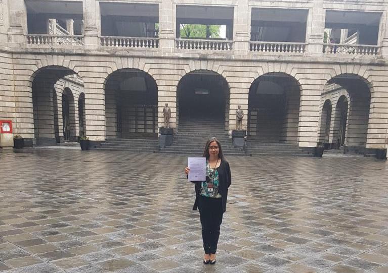 El movimiento Educación con Rumbo entregó una carta al secretario de Educación Pública, Esteban Moctezuma. (Especial)