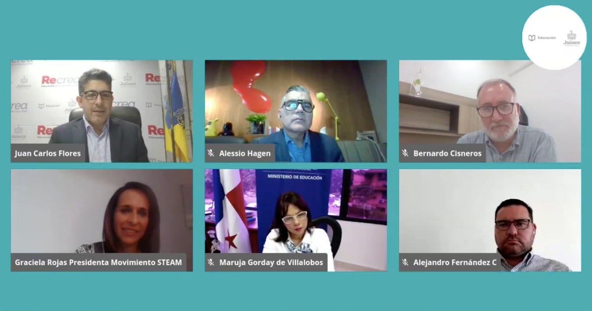 Participaron en el  panel “En dónde enfocar esfuerzos en la educación a partir del covid-19”. ( Especial)
