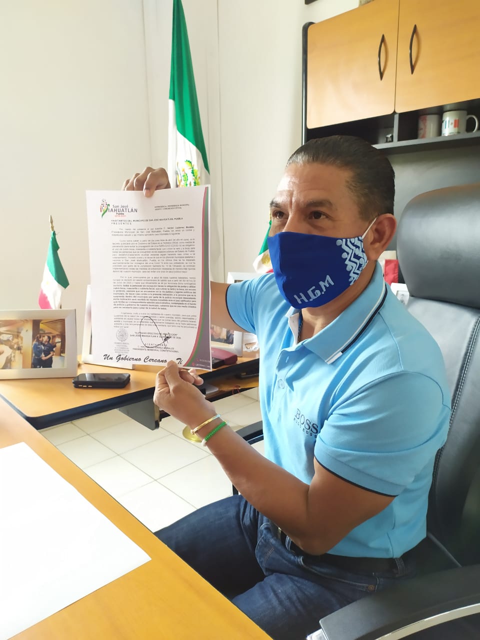 Habrá sanciones en San José Miahuatlán por no portar cubrebocas en espacios públicos. (Apolonia Amayo)